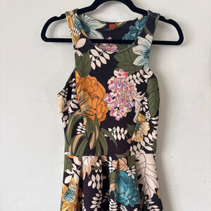 Farm Rio Flowered Mini Dress, Sz M